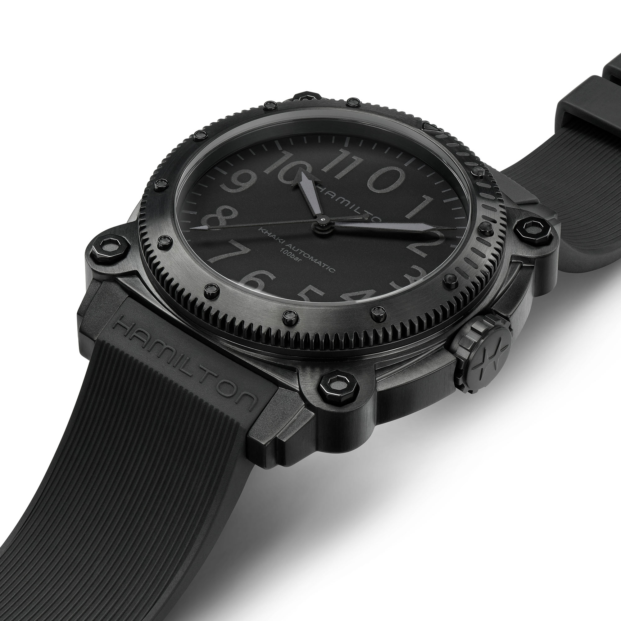 Hamilton Khaki Navy BelowZero Automatic 46 mm PVD Titanium